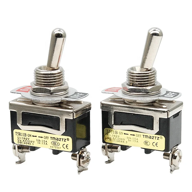 

15A 250V 20A 125V AC ON OFF 2 Position TEN1021 SPST Heavy Duty Rocker Toggle Switches