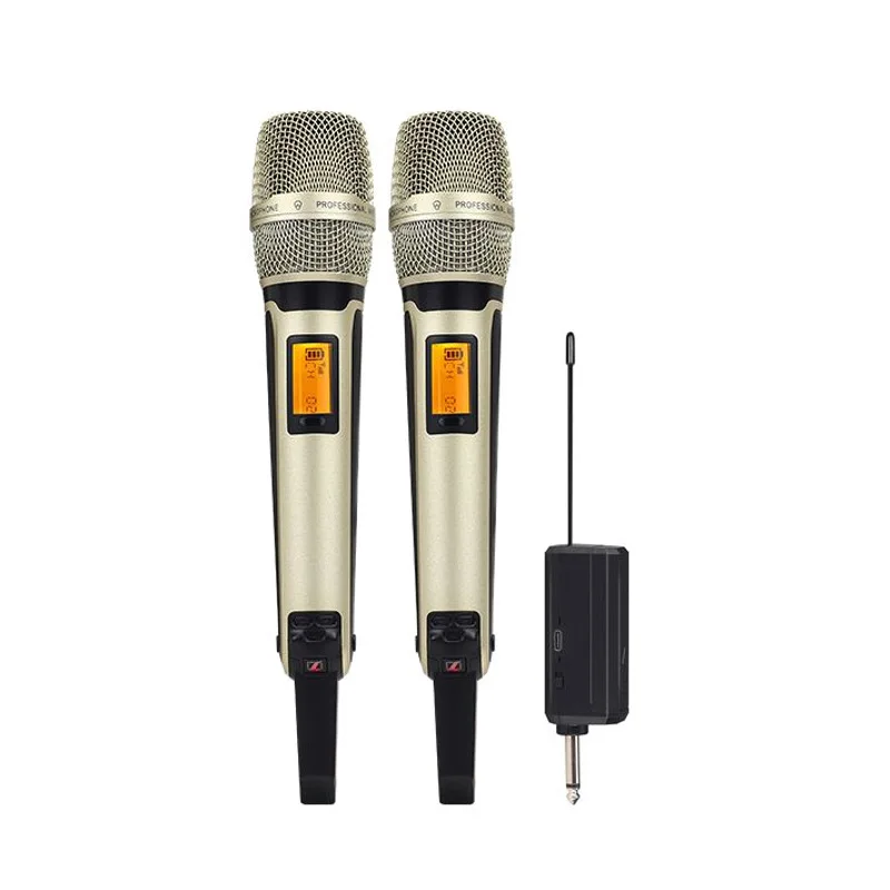 SKM9000 UHF Wireless Karaoke Microphone Home Studio Recording Rechargeable Dynamic Mic for Professional DJ Speaker Computer Audi