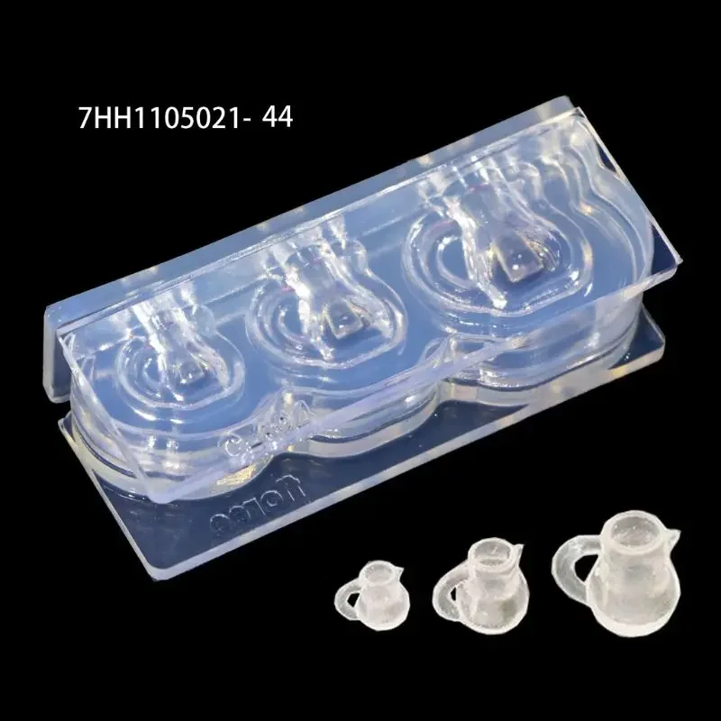 Handmade Mini Hollow Milk Bottles Cup Straw Silicone Resin Molds Craft Tools