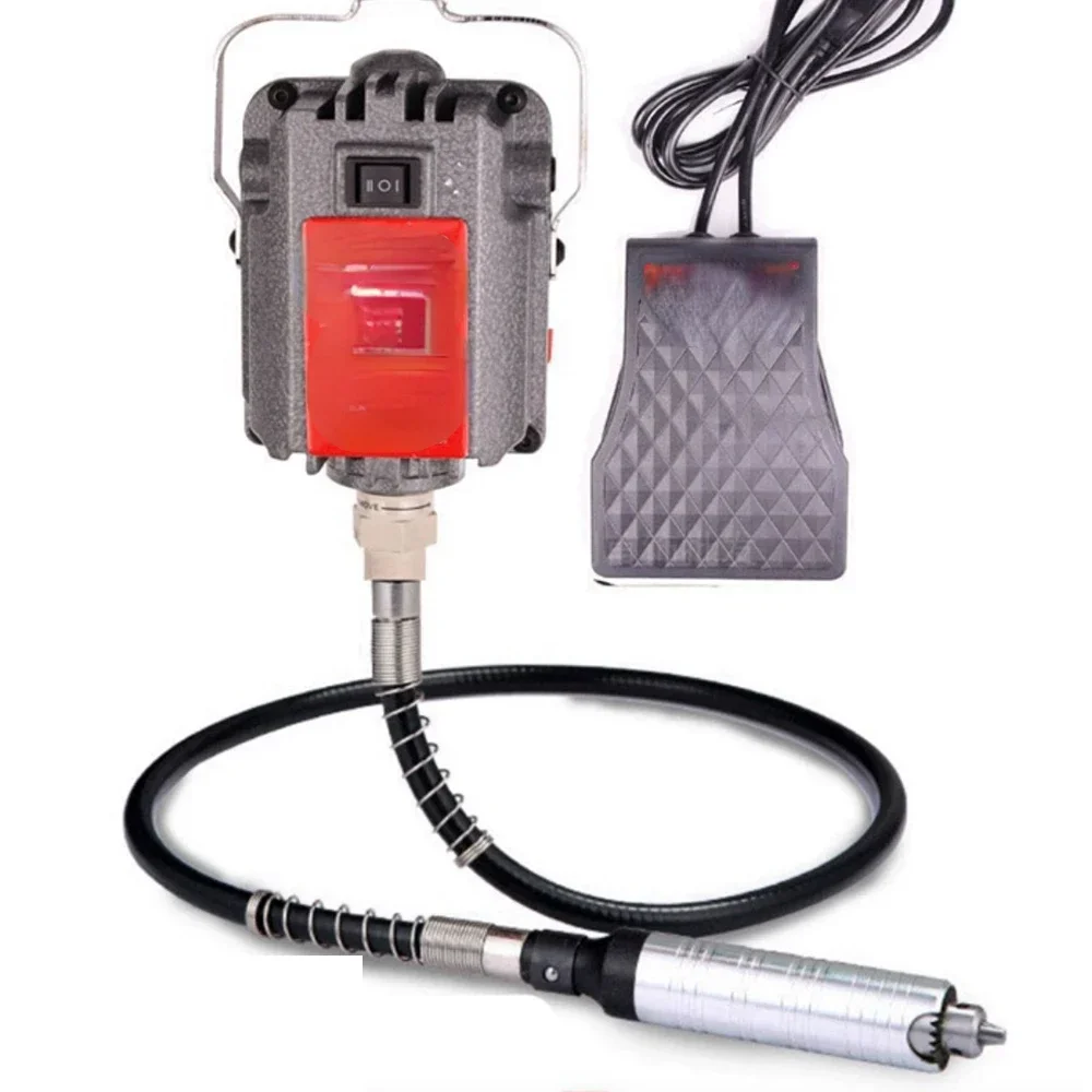 

Flexshaft Machine,Dental Polishing Motor,Flexible Shaft Machine,Watch Engraving Burnishing Grinding Rotary Tool Kit