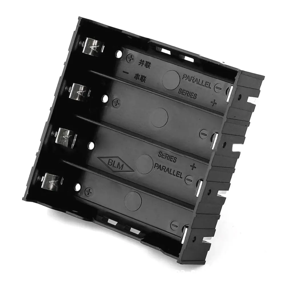 Practical 1 2 3 4 Slot 18650 Battery Holder ABS Easy welding Power Bank Case Hard Pin DIY battery box