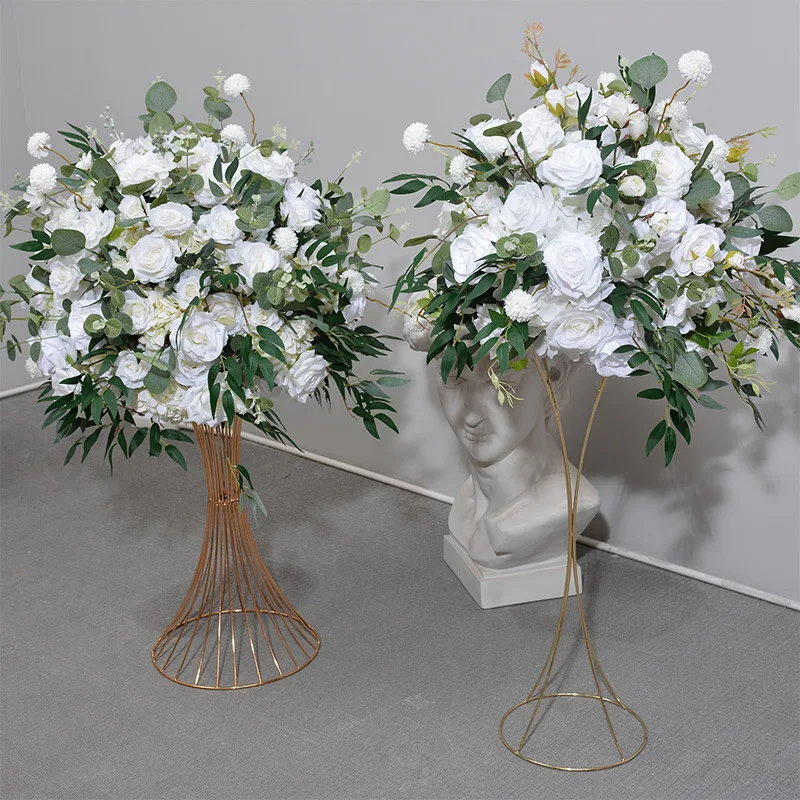 Luxury Flower Ball Artificial Plants Wedding Decoration Table Centrepiece Decor Fake Plants Road Leading Flower Ball Stage Decor