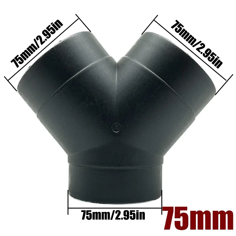 6X 42/60/75/90mm Air Ducting Pipe Vent T Piece Y Branch Connector Joiner Splitter For Webasto Eberspaecher Heater Accessories