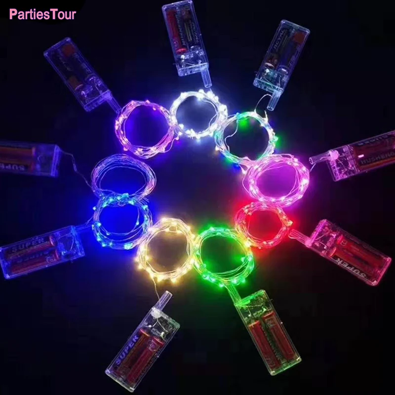 4/10/30pcs Four Colour Bobo Balloon LED Handle Light and 3meter Long Light String Party Balloon Decor Bobo Balloon Accessories