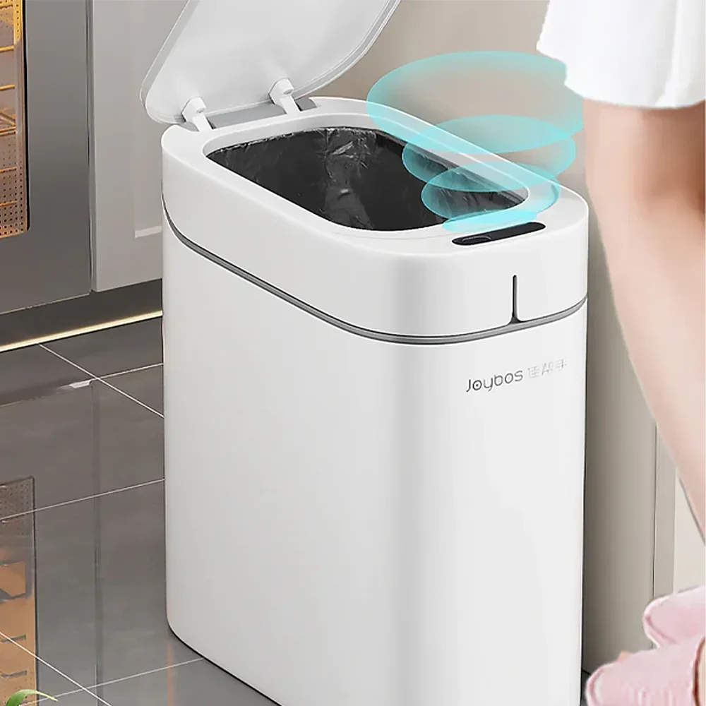 JOYBOS automatic smart waste bins self sealing self changing garbage bin modern 10gallon dustbin automatic electric trash can