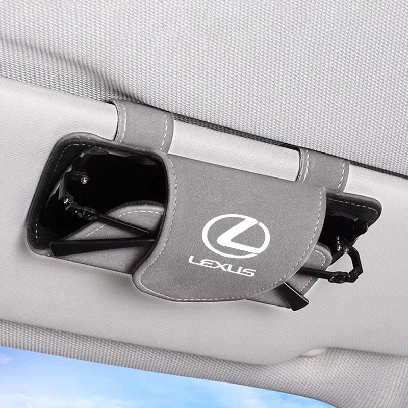 Car Styling Glasses Case Sunglasses Storage Box Eyeglass Clip For Lexus Fsport GX470 RX330 IS250 LX570 LX600 Ct200h RX350 IS300h