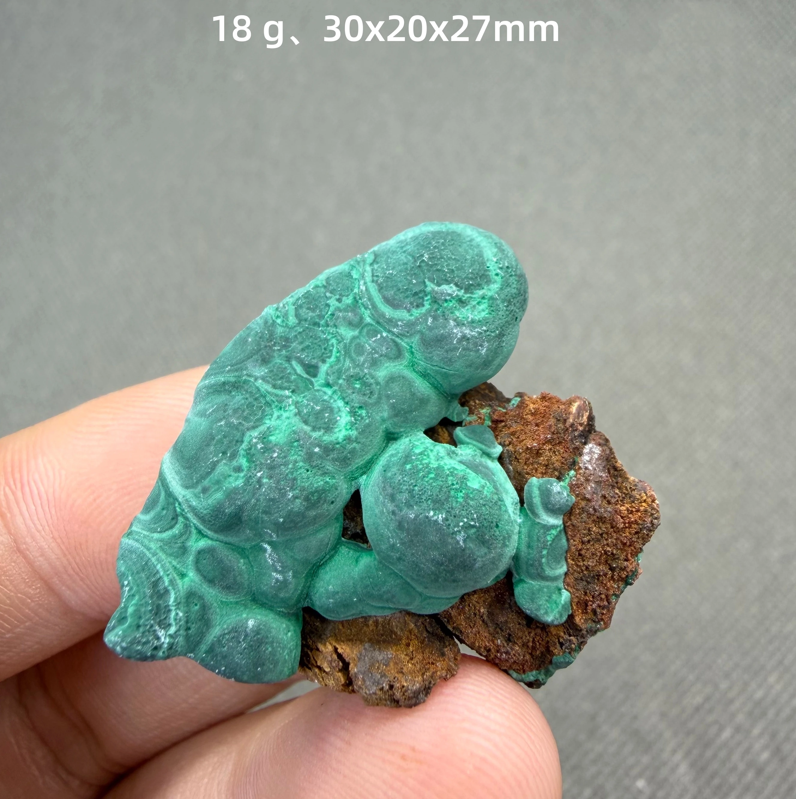 Natural Malachite Botryoidal Cluster Green Grape Copper Ore Mineral Specimen Home Decor