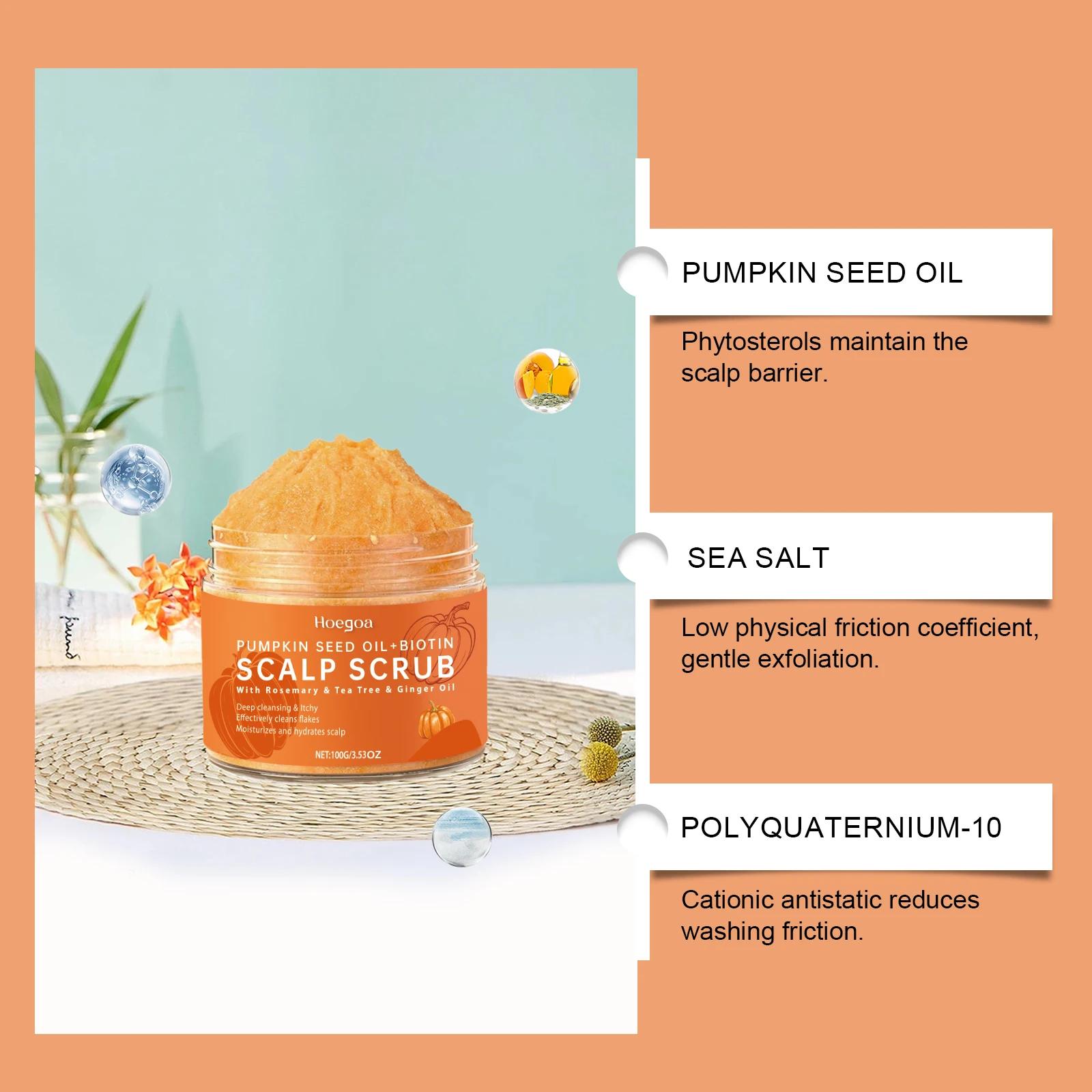호에고아 두피 영양 스크럽 - 순한 클렌징, 각질 제거 - Scalp Scrub Exfoliant 리뷰 및 가격