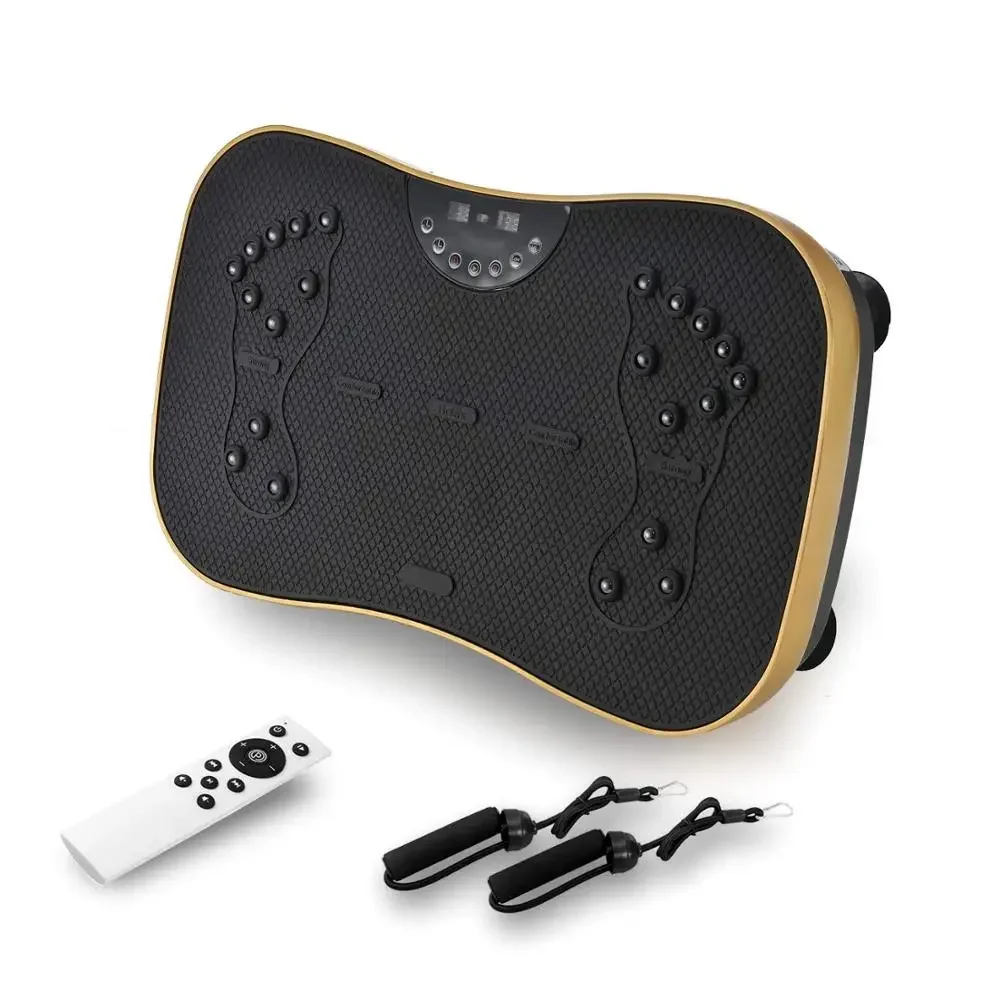 Fitness Vibration Platform, Vibration Plate Whlie Body Shaking Oscillating Platform,with Remote Control & Two Resistance Bands