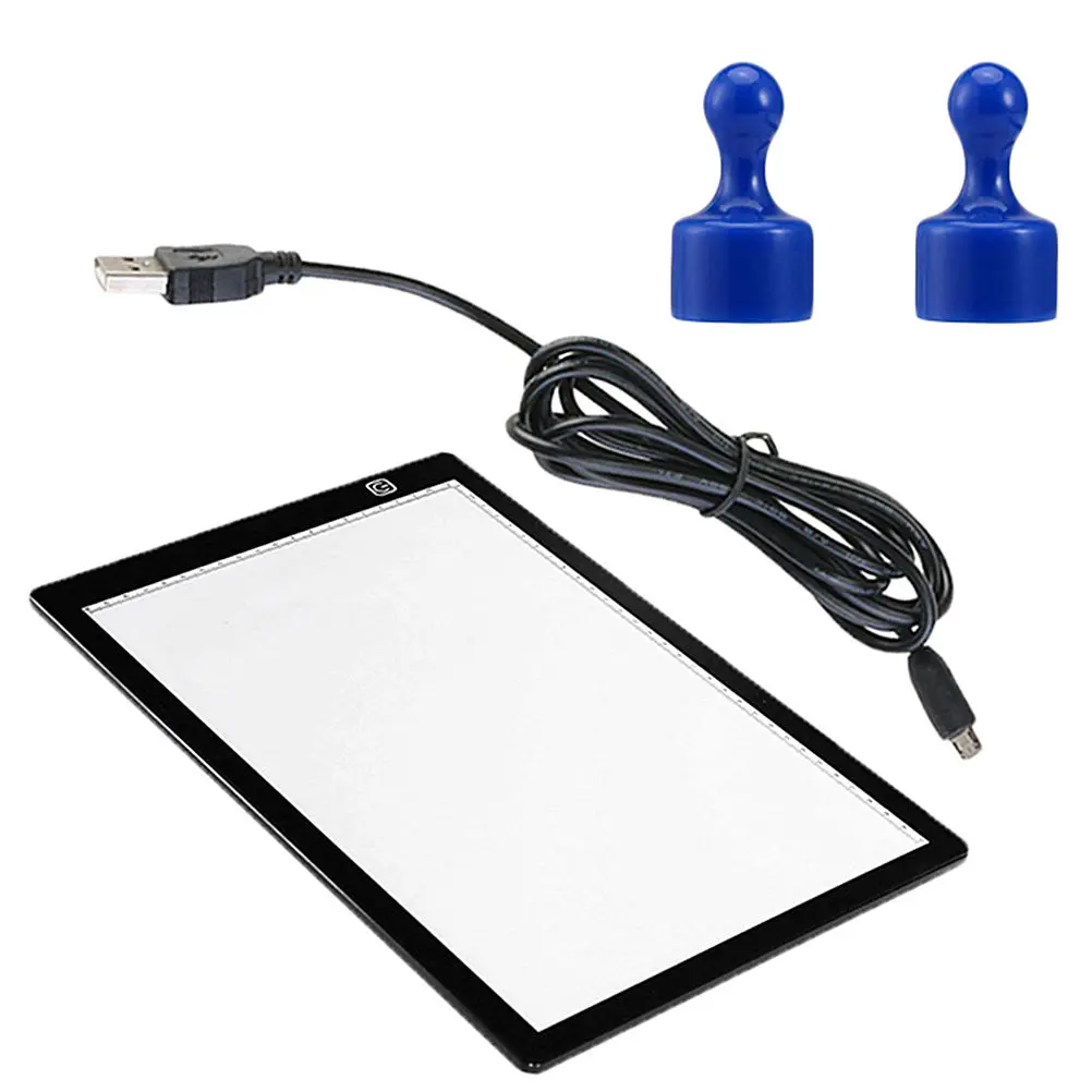 

Магнитная светодиодная доска для копирования формата А4, световой планшет для анимации, скрапбукинга, тиснения, скетчинга и рисования