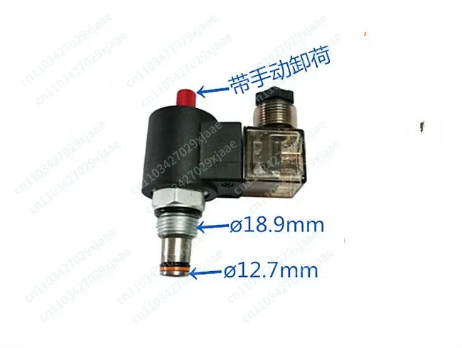LSV2-08-2NCP-M Hydraulic Solenoid Valve Cartridge Two-position Two-way Lift Manual Descent Unloading Lift