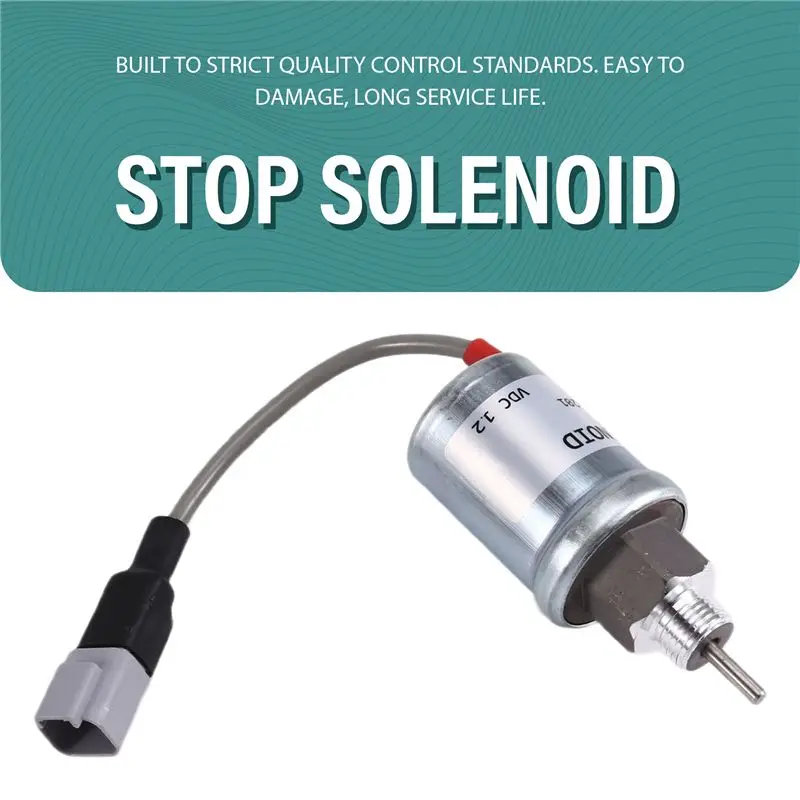 A85E-Stop Solenoid 71630201 716-30201 716/30201 For JCB Excavator 8040ZTS 8045ZTS 8035ZTS 8018 8027Z 803 Plus 802.7 333/D9799