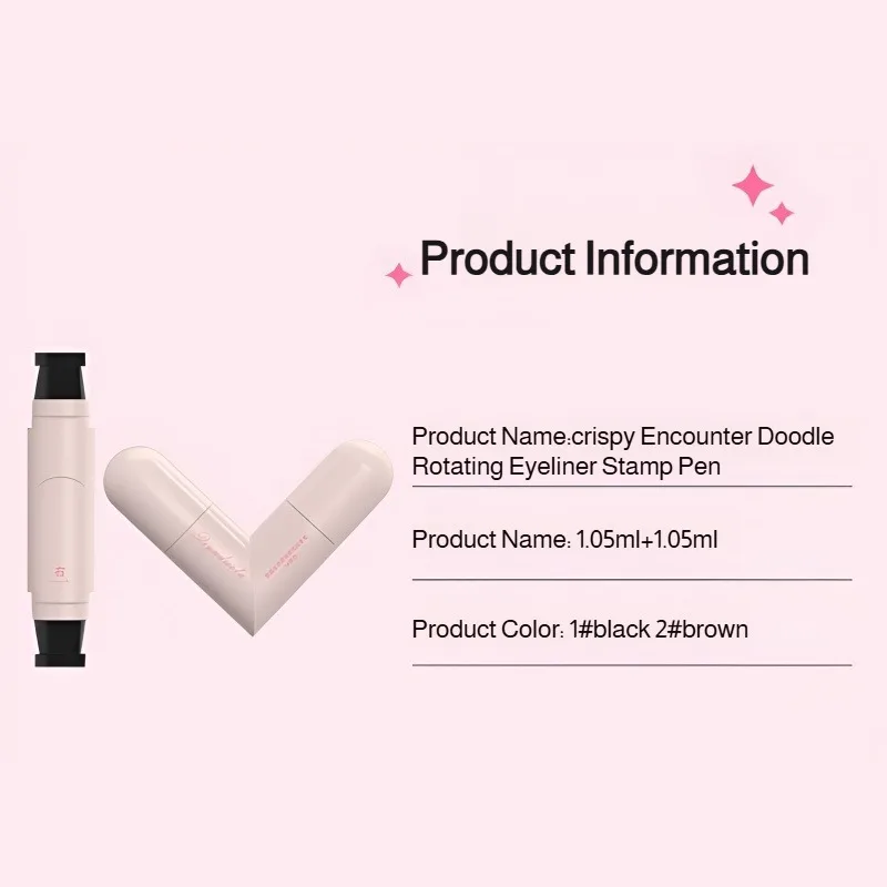 سريعة الجافة كحل السائل القلم ختم مقاوم للماء وغير ملطخ الثلاثي الجناح الذيل كحل طويلة الأمد العين اينر القلم #6