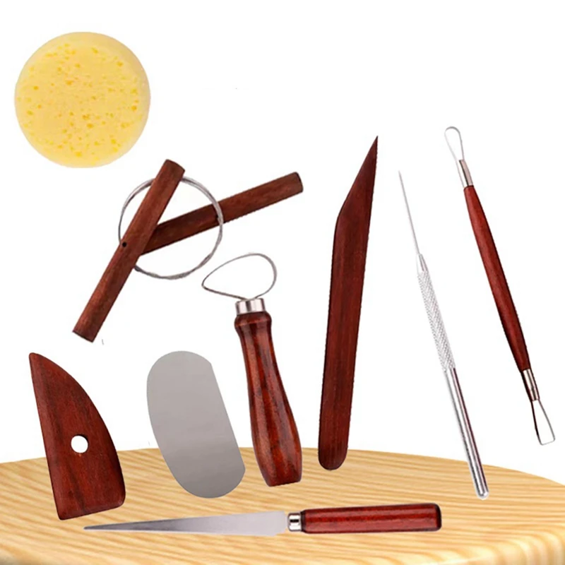 Clay Tools Pottery Carving Tools Set Of 15 Plastic Tools Mud Line Cutting Tools Multi-Purpose Clay Tools Durable Easy To Use