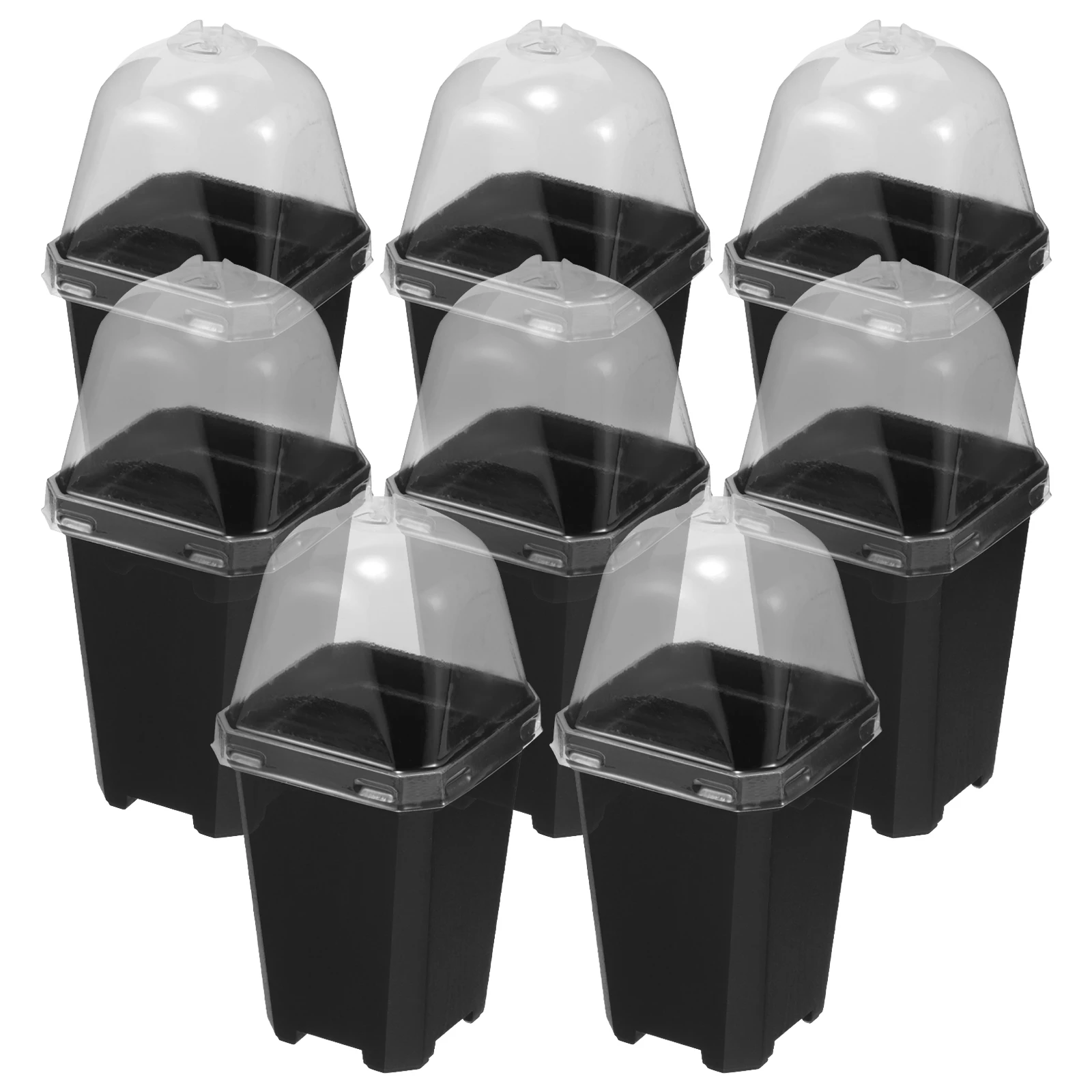 

1 set Nursery Pots With Drainage Holes Lightweight Plastic Plant Pot For Indoor Outdoor Gardening Succulents Flower Seedlings
