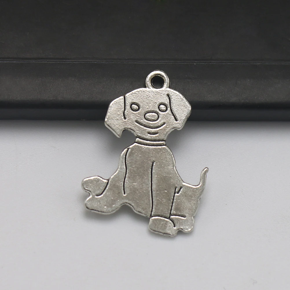 

10pcs Alloy Dog Shape Pendants Charms Diy Jewelry Making Accessories Necklace Bracelet Keychain Craft Supplies For Cosplay