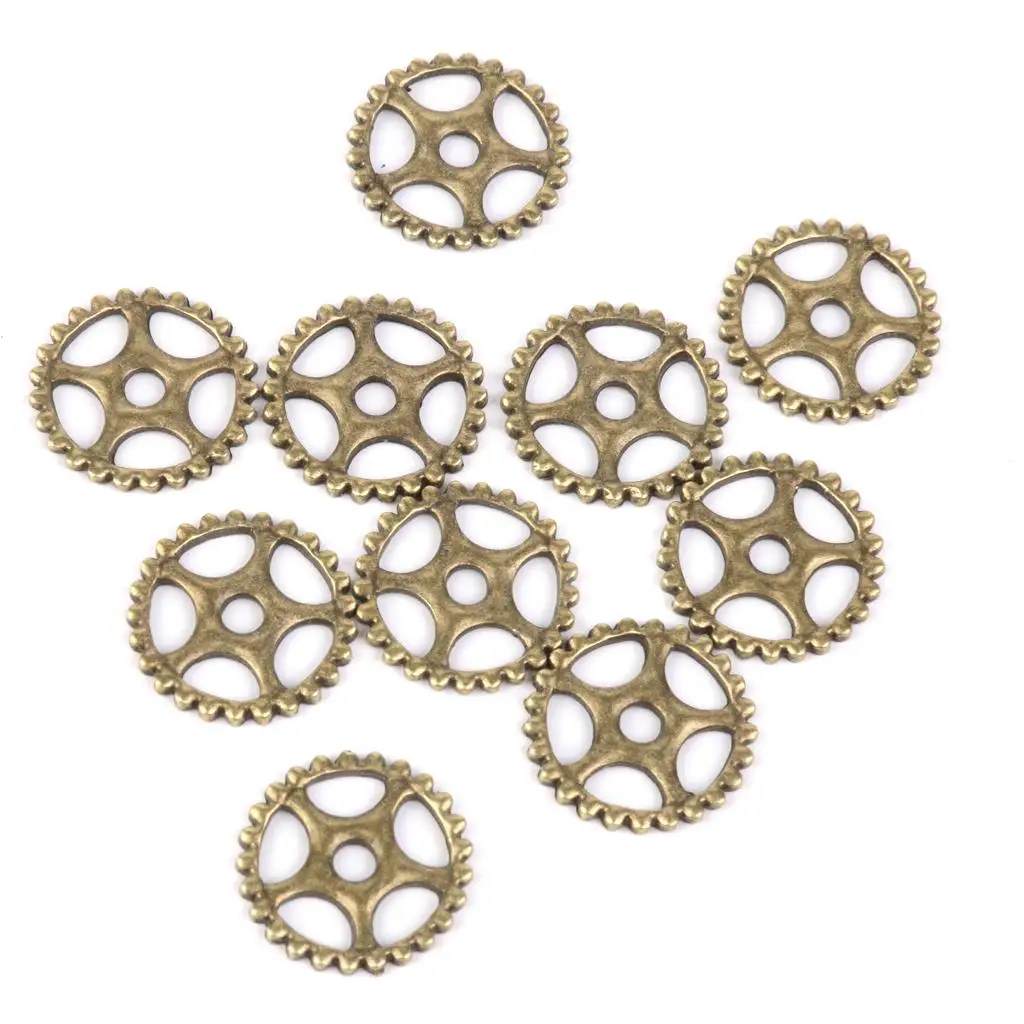 Винтажные-стимпанк-шестерни-колеса-галочки-подвески-diy-подвески-10-шт