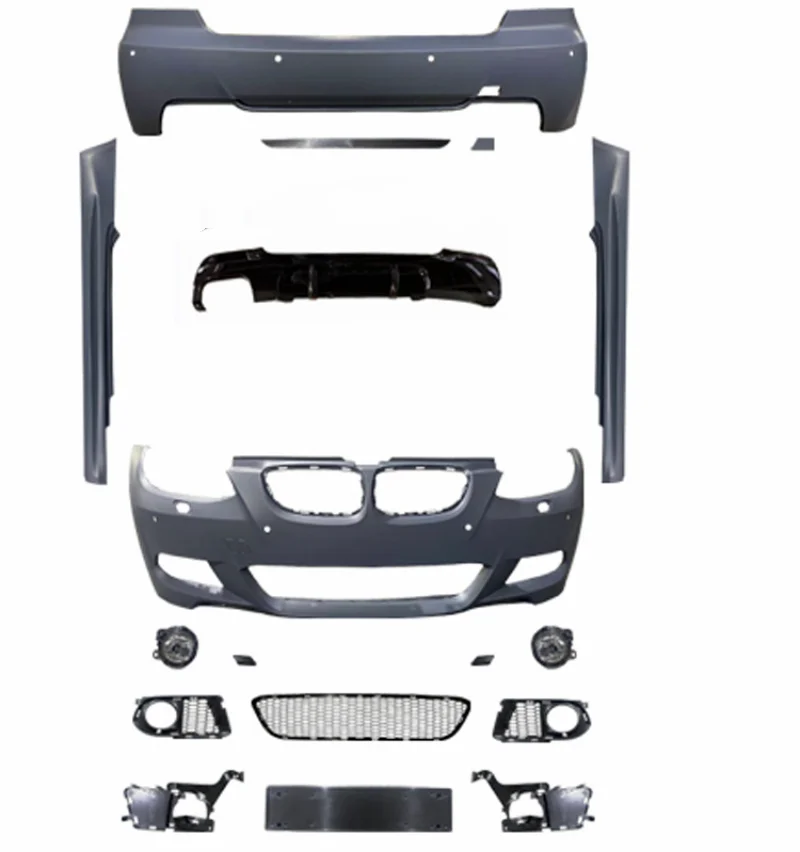 2025 New Style High Quality PP+carbon Fiber 2005-2012 Car Bumpers E90 E92 E93 Refitted M3 M4 Bodykit for 3 Series 318i 328i view 4