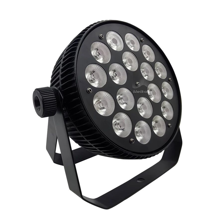 No Tax 1-32Pcs Aluminum Flat Par 18x12w 4in1 Alloy Par Led Slim Par 18x18W RGBWA UV  Light Professional Dj Par Wash Light High