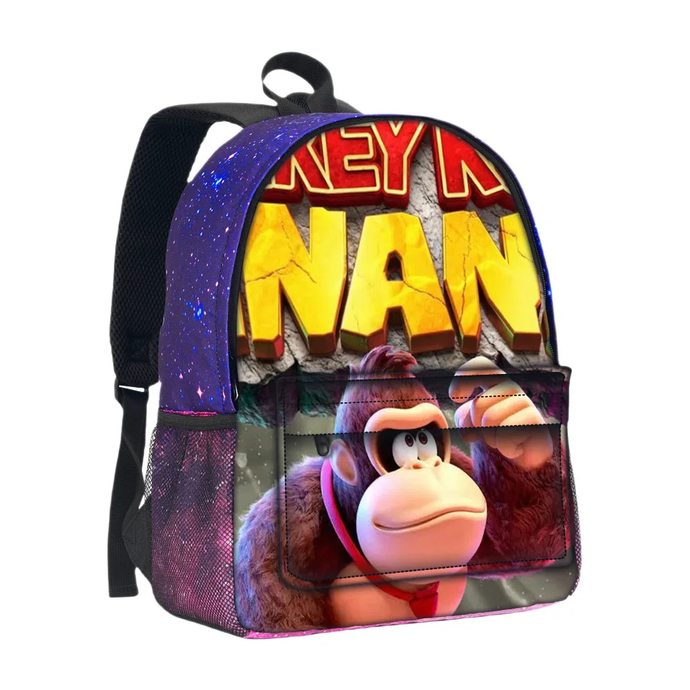 Dong Qigang: Jiaoli 완전 개방형 3D 입체 별이 빛나는 하늘 가방 Donkey Kong Bananza 학생의 최고의 미니멀리스트 별이 빛나는 하늘 가방