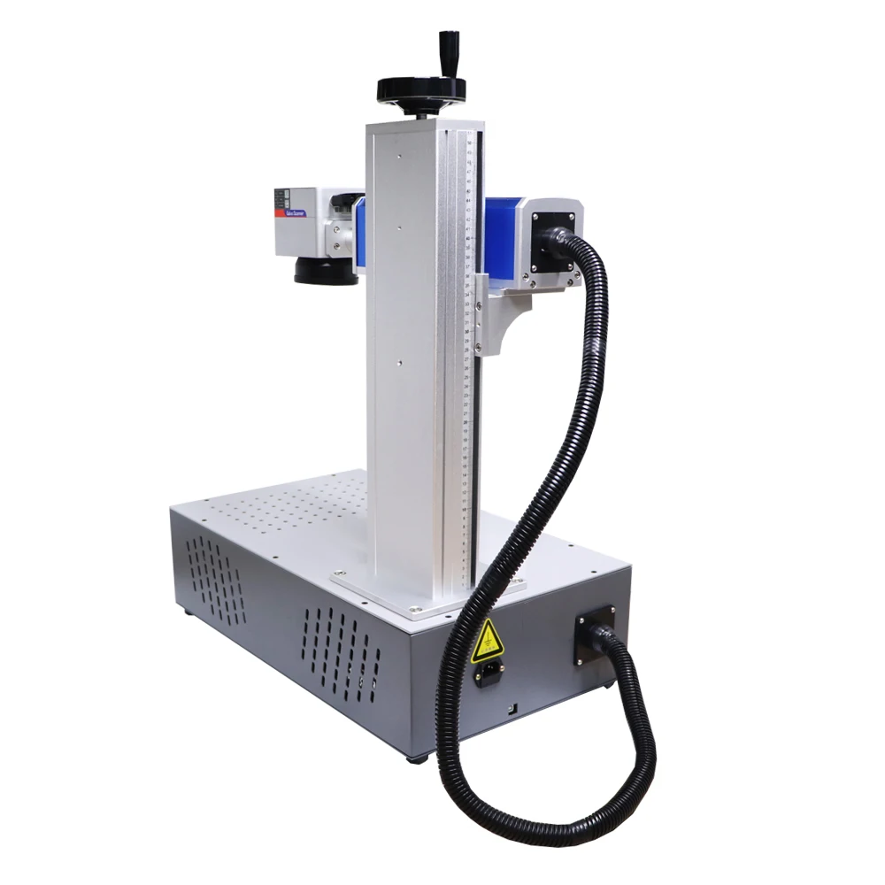 100W 60W JPT M7 MOPA Portable 20W 30W 50W 70W Raycus Fiber Laser Marking Machine With Rotary Axis Metal Cutting Engraving