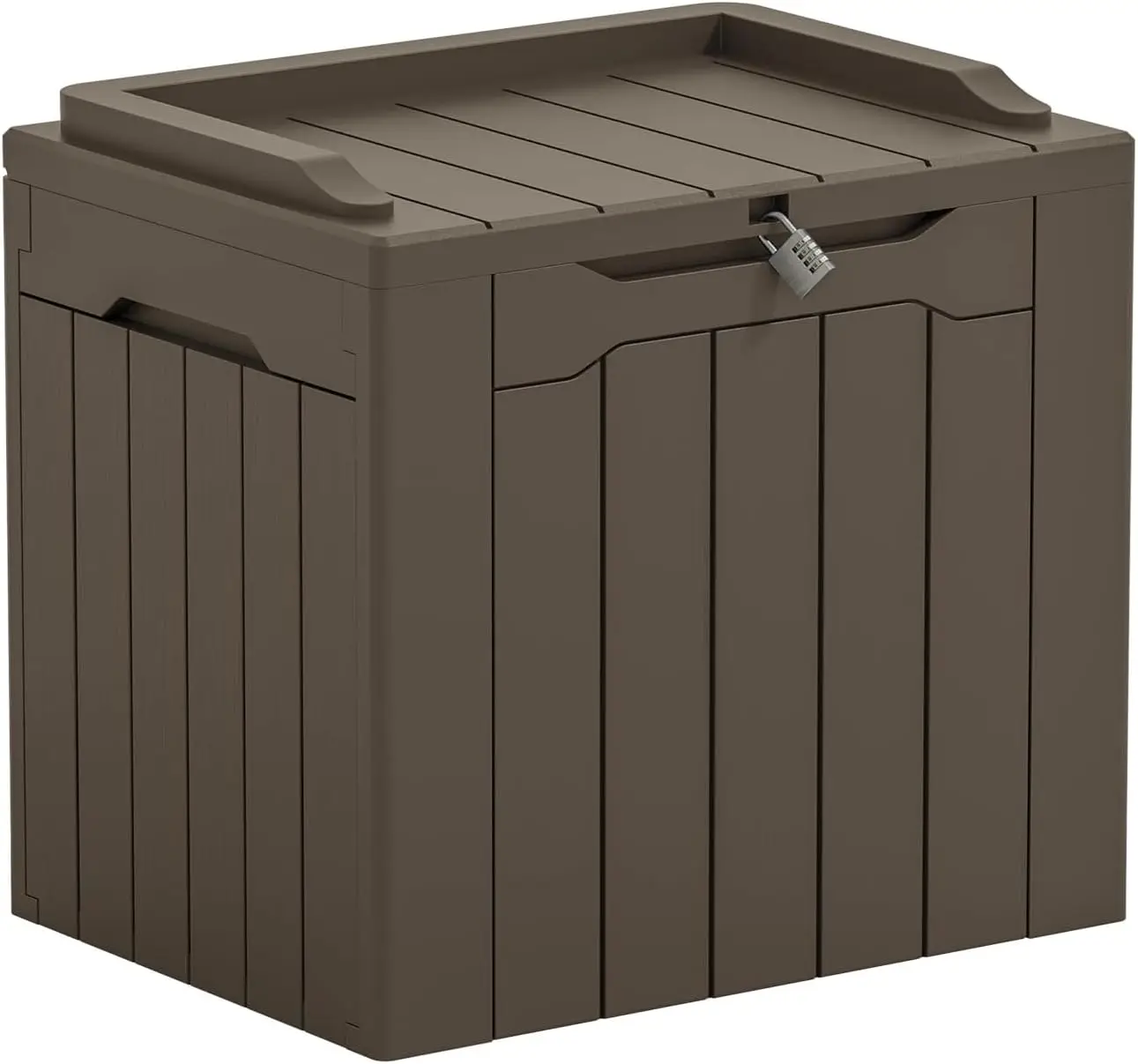 Outdoor Storage Box 31 Gallon Storage Box with Lid for Patio Furniture, Garden Tools, Pool Supplies, Waterproof and UV Resistant