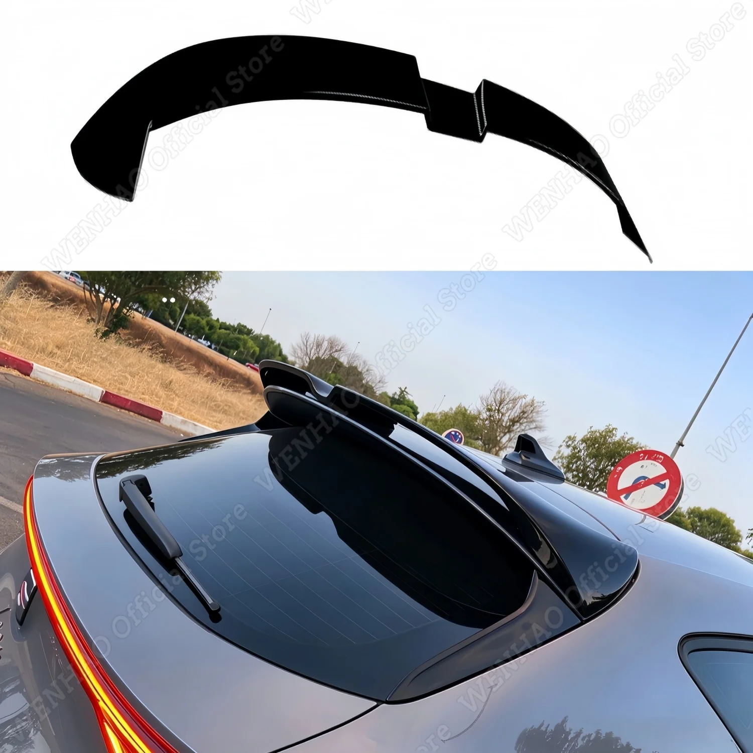 Oettinger Style Rear Trunk Tail Cover For Seat Leon MK4 2021 2022 2023 2024 Car Boot Wings Spoiler Hatchback Body Kits Tuning