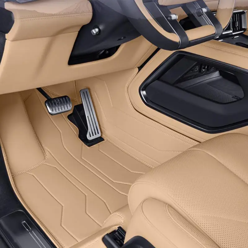 Complete 3-Piece Set All Weather Floor Liners For BYD Leopard 8 2024-2026 Fully Surrounded Waterproof Non-Slip Foot Pads