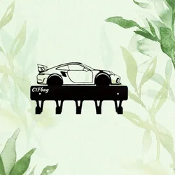 Sport Car Metal Wall Art, Boys And Girls Room Kindergarten Living Room Nursery Bedroom Decor Halloween Decor Iron Crafts