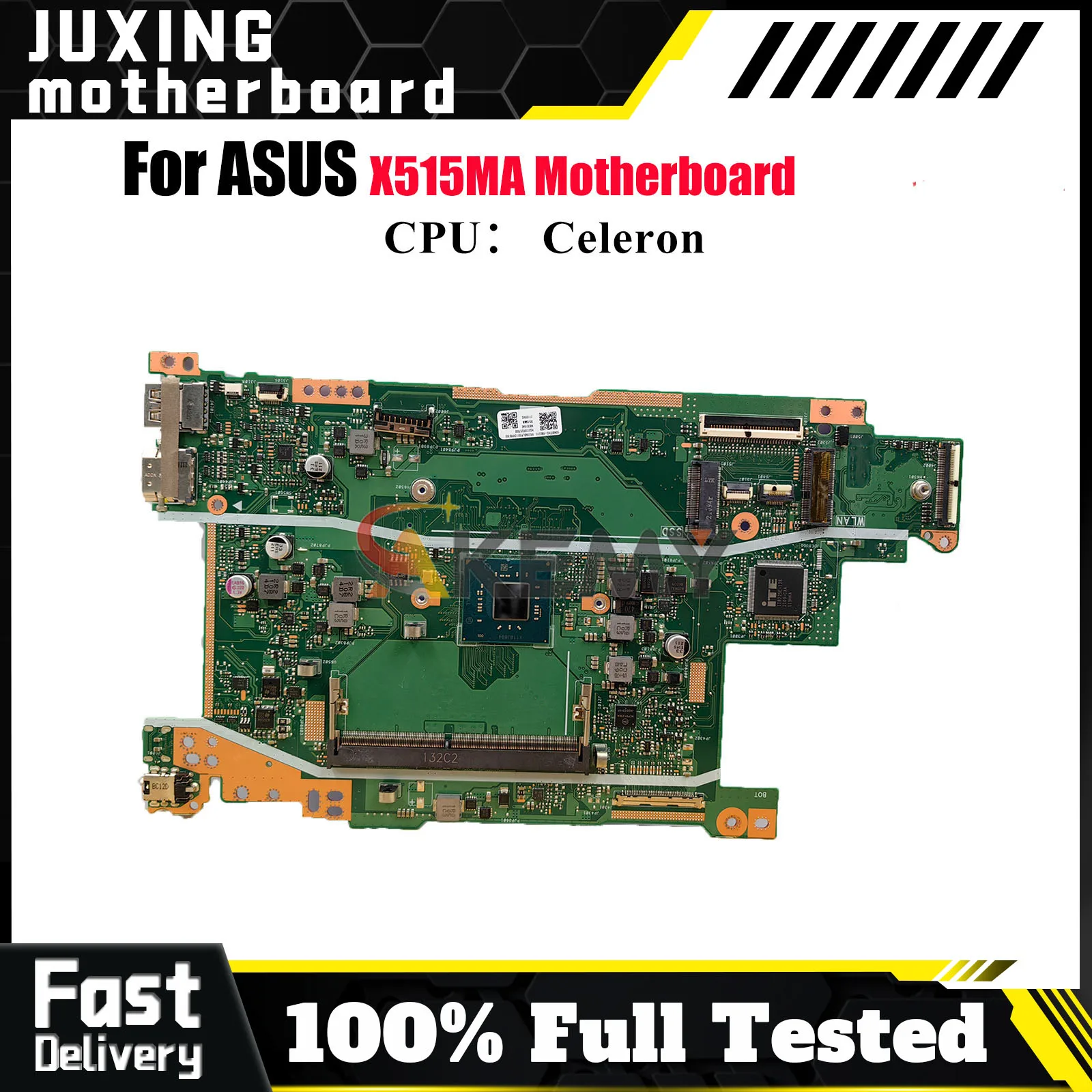 

X515MA Материнская плата для ноутбука ASUS VivoBook X515MA X515M Материнская плата для ноутбука с процессором Celeron 100% тестирование ОК быстрая доставка stk