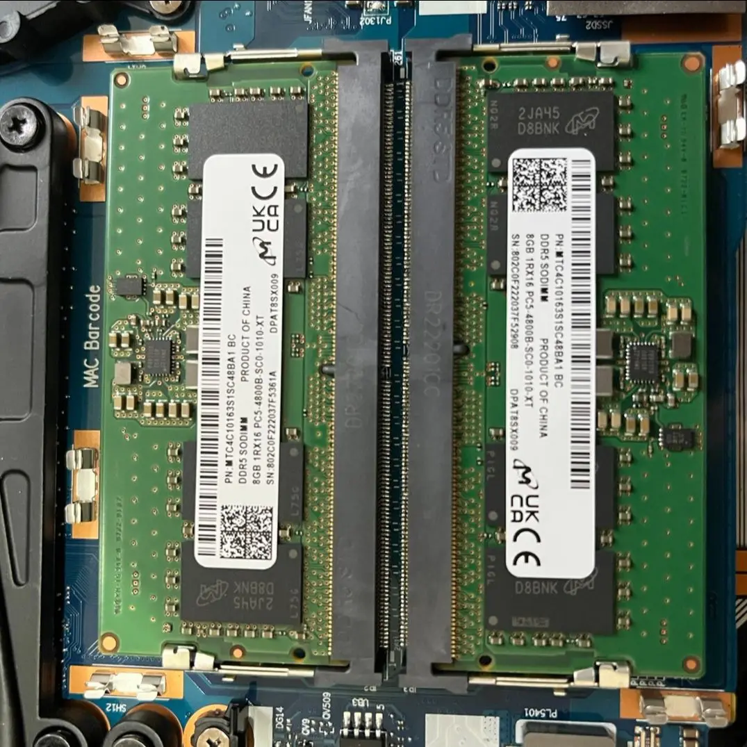 Samsung DDR5 SODIMM 8GB 1Rx16 PC5-4800B-SC0-10-10-XT: A