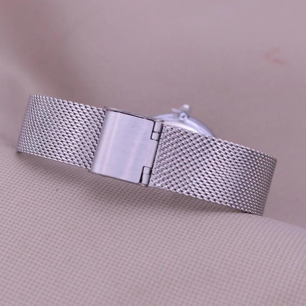 ساعة كلاسيكية بسوار فولاذي ساعة نسائية كوارتز يابانية ساعات صغيرة فستان راقي صندوق هدايا للفتيات على مدار الساعة #5