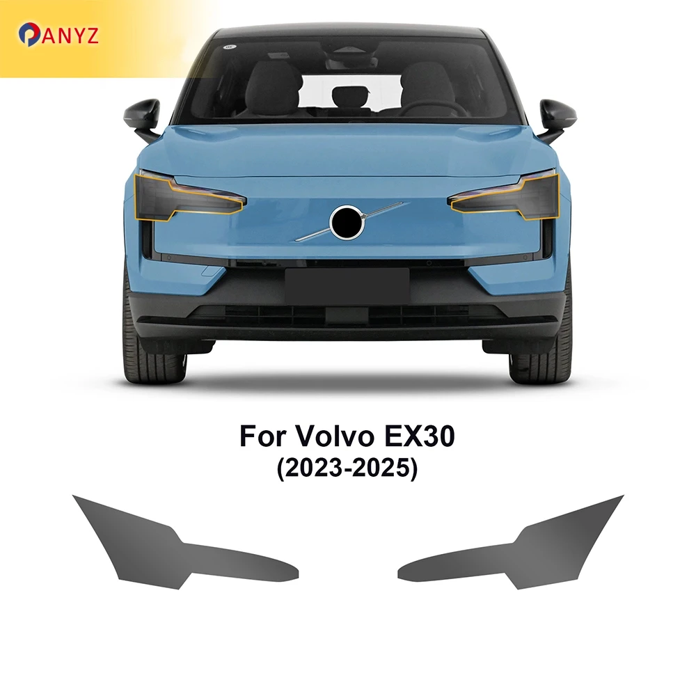 

Smoked for Volvo EX30 2023 2024 2025 Headlight Rearview Film Paint Protection Film Transparent TPU Anti-scratch Repair Refit