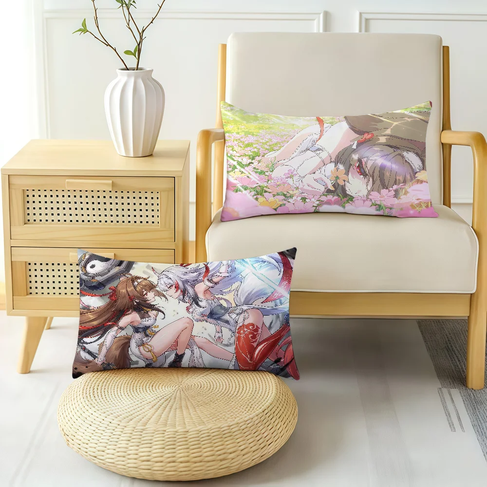 Zenless Zone Zero ZZZ Ye Shunguang Cushion Cover Hit Product Home Sofa Living Room Double-sided Soft Decorative Pillow Cover