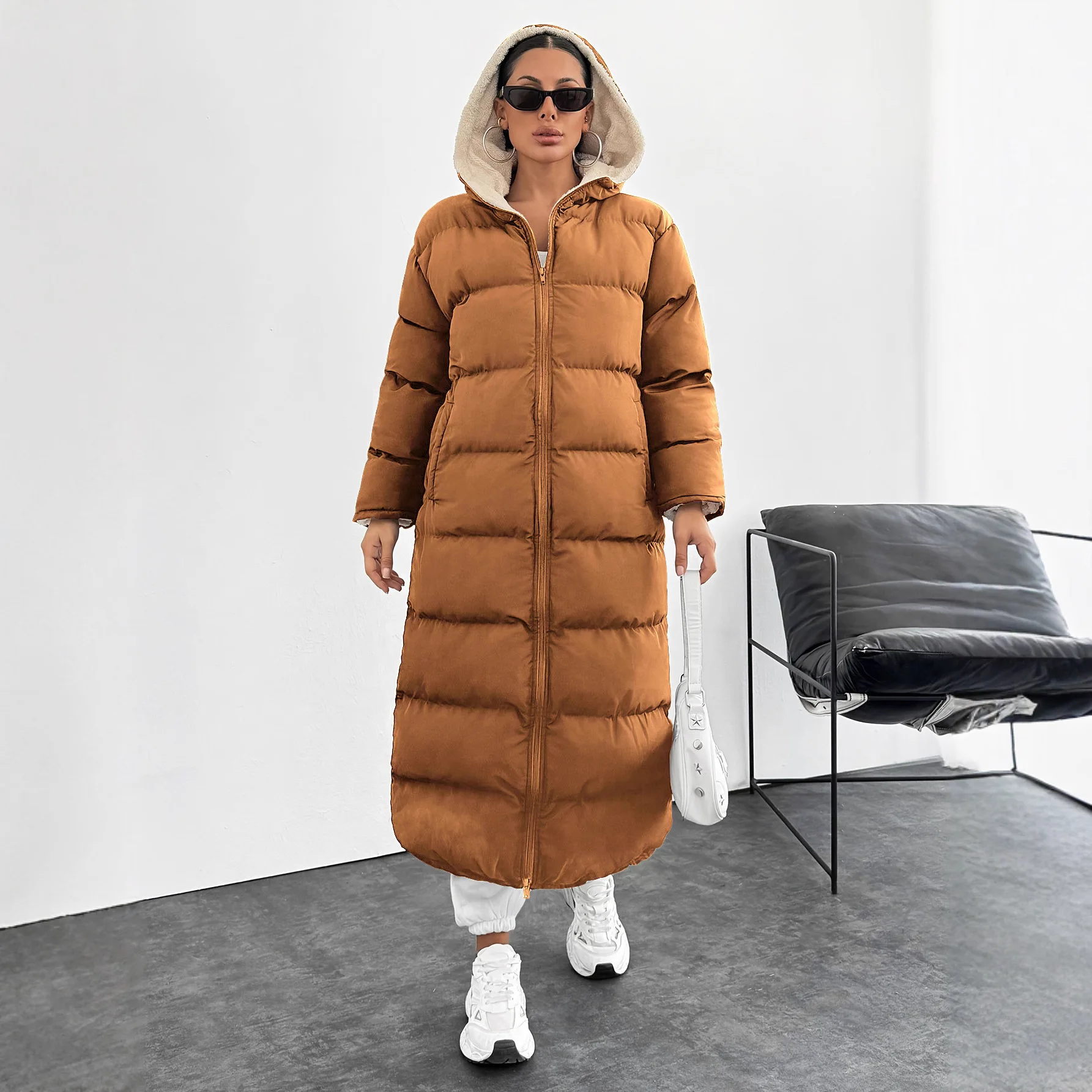 2025 Women Winter Coat Stylish Thick Warm Parkas
