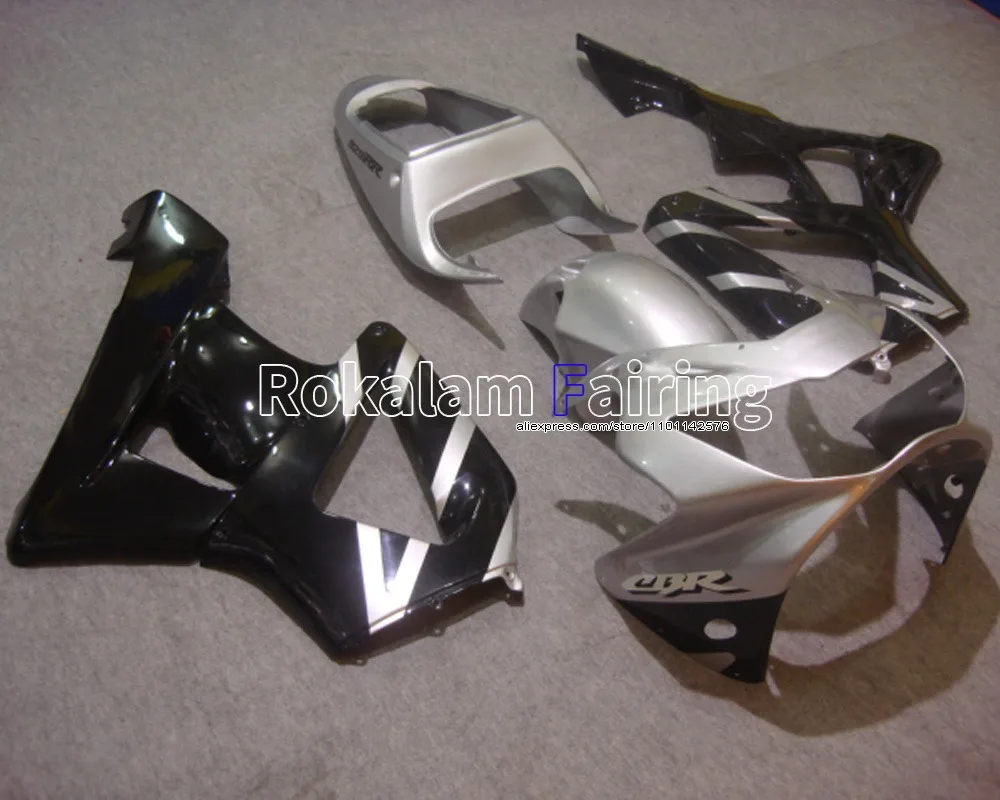 

For Honda CBR900RR 2000 2001 CBR 929 RR CBR929RR CBR900 00 01 Black Silver Motorcycle Fairing (Injection molding)