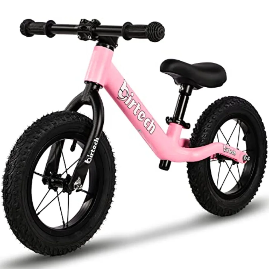 

12" Balance Bike for 2, 3, 4, 5 Year Old Boys and Girls, Lightweight Nylon Frame Toddler Training Bike No Pedal Bikes for with