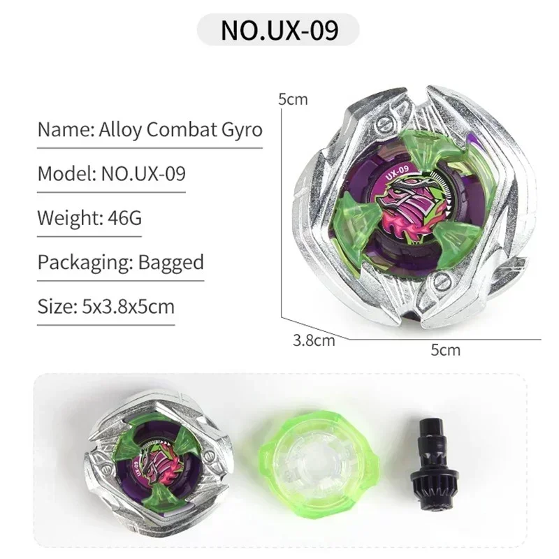 Takara Tomy Beyxs UX Gyro Flame Serie UX-01, UX-08, UX-11, UX-15-01, Geburtstagsgeschenk, Wettbewerbsfähiger Gyro aus Legierung, Kampfspielzeug für Jungen. – Detail 8