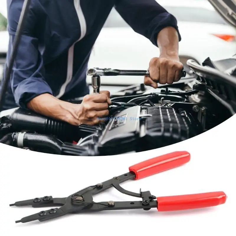 

H05E Heavy Duty Plier Circlip Pliers Installation Removal Tool Internal External Snaps Rings Plier with Lock Auto Repair Tool