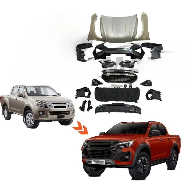 

4WD Dmax 2025 Modified Bodykit Fit for Dmax 2012-2019 Front Grille Bumper Kit Dmax 2025 Accessoriescustom
