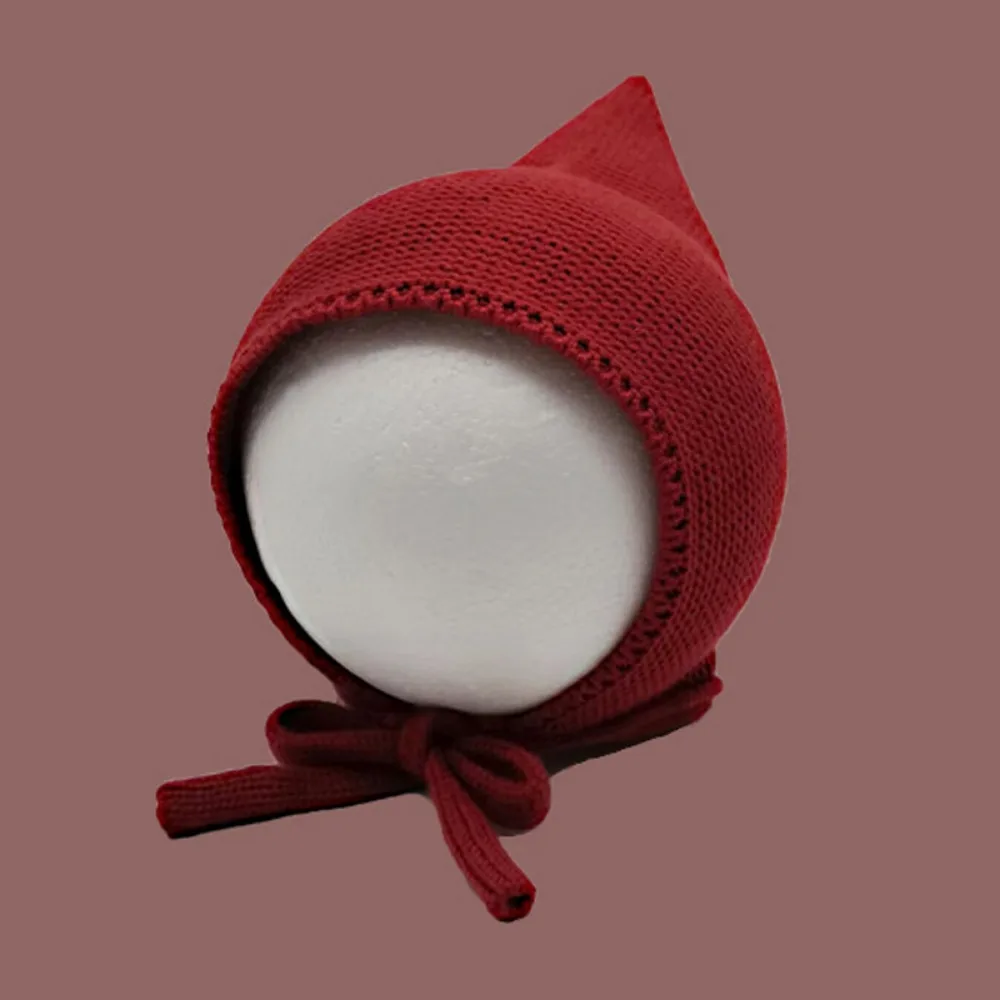 

Сплошная зимняя вязаная шапка, толстая теплая уютная шапка-бини для младенцев, дышащая мягкая шапка для защиты ушей для новорожденных, осень-зима