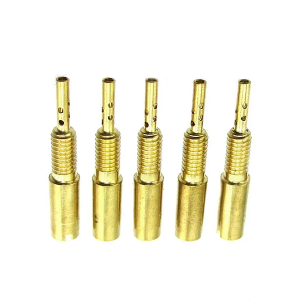 5pcs รถจักรยานยนต์คาร์บูเรเตอร์หลัก Jets ช้า Jets สําหรับ Mikuni VM22-3847 VM26-672U Racing ATV ชุดหัวฉีดหัวฉีดเครื่องมือ