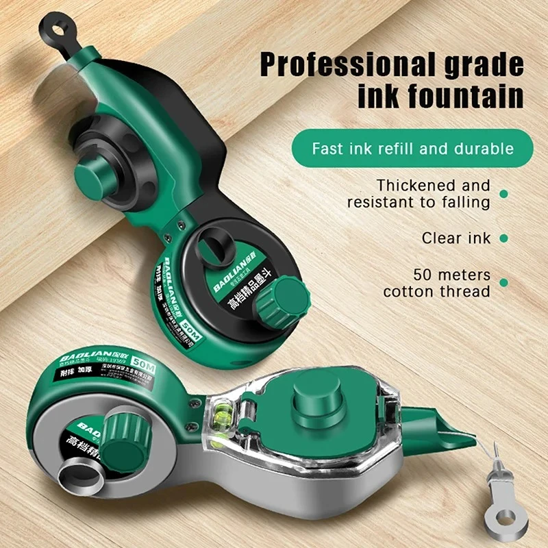1PC Durable Scribes Ink Draw Line Marker Ink Marker Construction Ink Fountain Hand-Operated Carpenter Tools