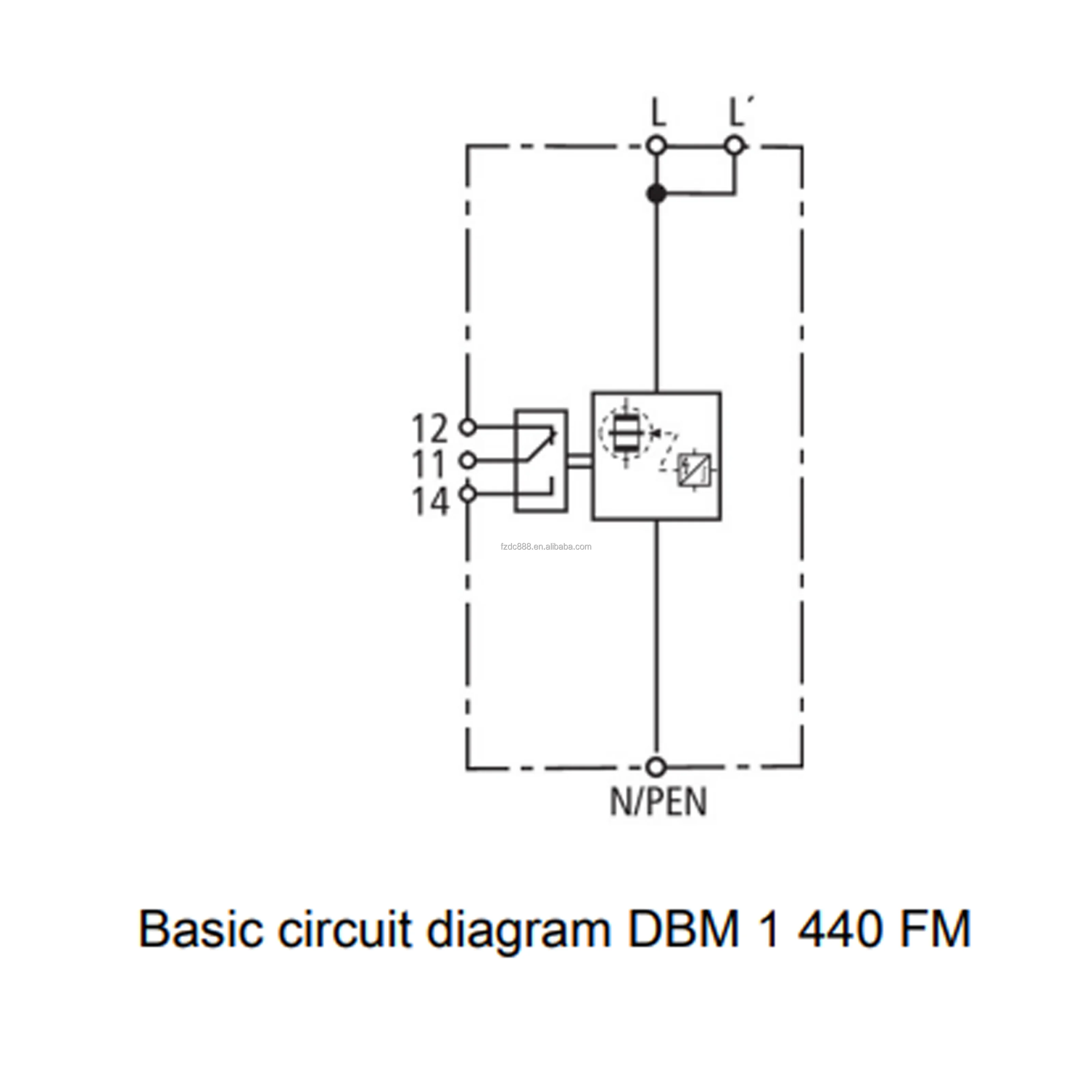 new  961145 DBM 1 440 FM Surge protector  Lightning arrester lightning guard for stopping voltage fluctuation