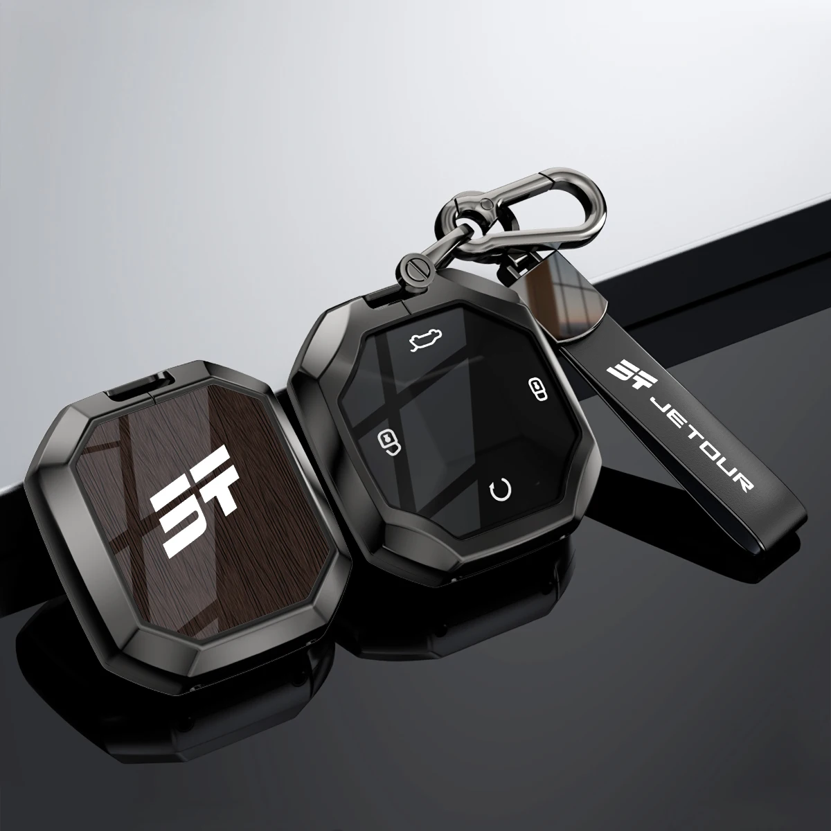 Car Key Case for Chery Jetour T2 Traveler Traveller Pro 2023 2024 Remote Cover Shell Keychain Holder Fob Interior Accessories
