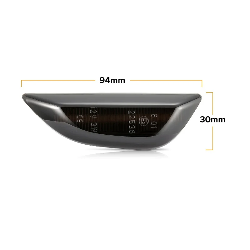 Pair LED Dynamic Side Marker Light Turn Signal Repeater Lamp for Opel Mokka X 2016up Chevrolet Trax 2013-up Car Styling view 3