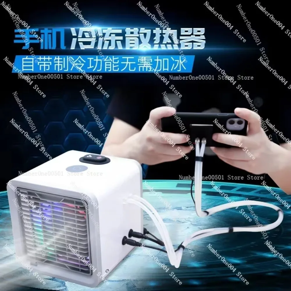 Universal Water-Cooled Semiconductor Phone Cooler Compatible for iPhone Android iPad for Fast Gaming Cooling