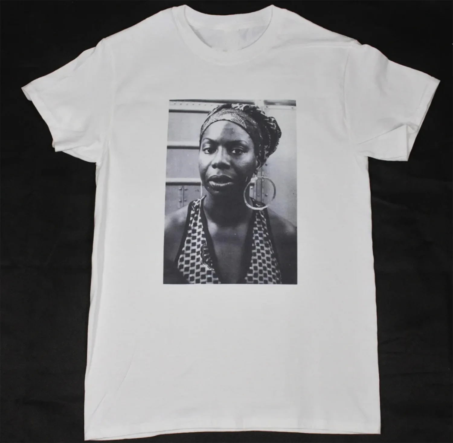 

Nina Simone White T Shirt Size S-4XL Cotton Gifl Men And Women CG1004