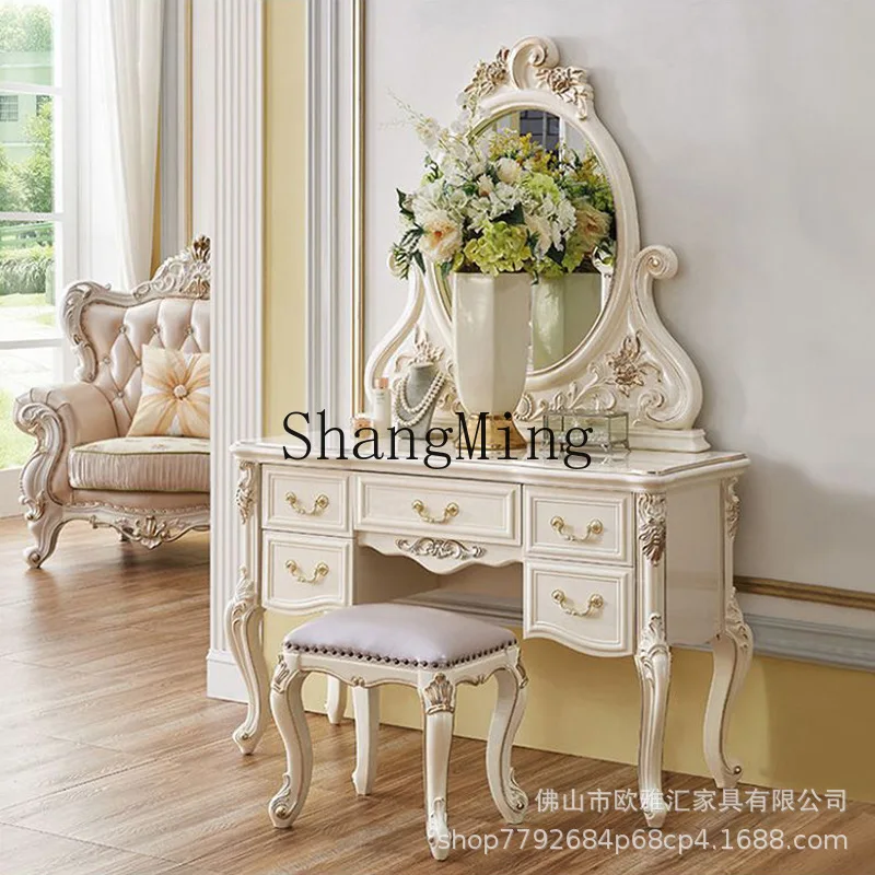 

CL dressing table bedroom small apartment dressing simple dressing table princess makeup table Internet celebrity