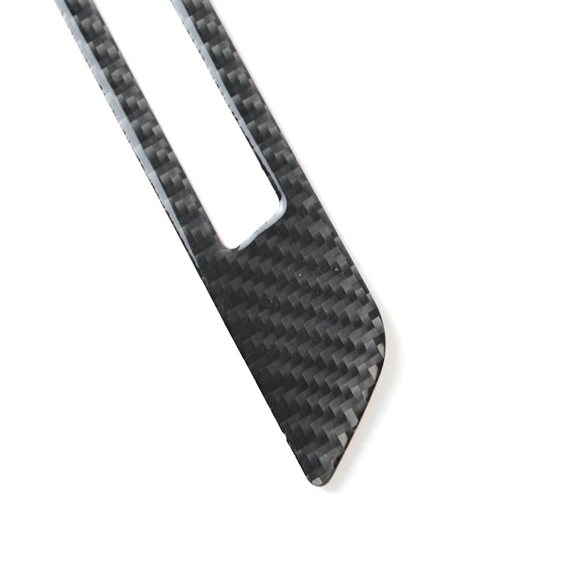 اكسسوارات السيارات مقعد الباب قفل الذاكرة التحكم لوح أزرار غطاء إطاري الكسوة ألياف الكربون ملصق لسيارات BMW 5 Series G30 2018-2022